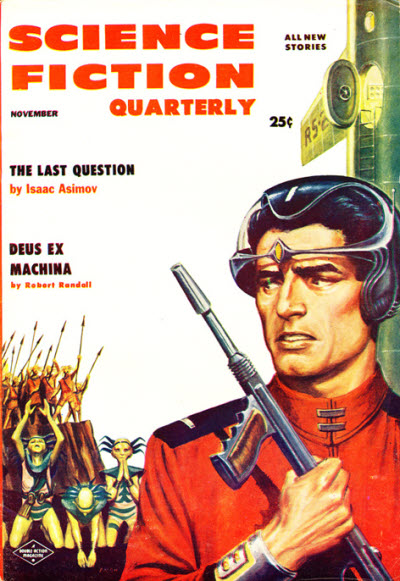 Cover of Science Fiction Quarterly, november 1956